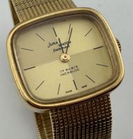 Jura Watch Delémont Damenuhr Gold Plated Vintage 
