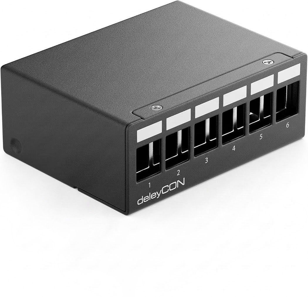 Racks & Ständer: deleyCON 6 Port Patchpanel Gehäuse – Gebraucht aus Toffen von TradR