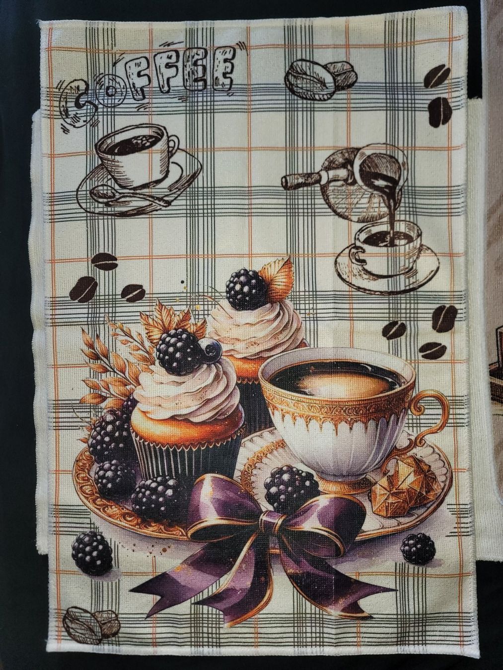 Strofinacci: Kaffee, Microfaser Küchentuch, Torchon en microfibre, towel – Nuovo (secondo la descrizione) da Zollikerberg venduto da Nice_Name 2