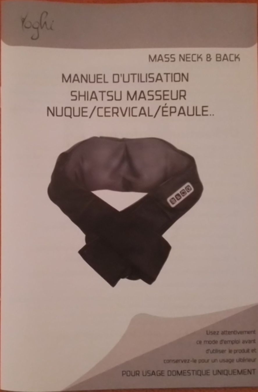 Massagegeräte: Shiatsu Nacken Massagegerät Yoghi – Neu (gemäss Beschreibung) aus Zürich von meinhobby 1