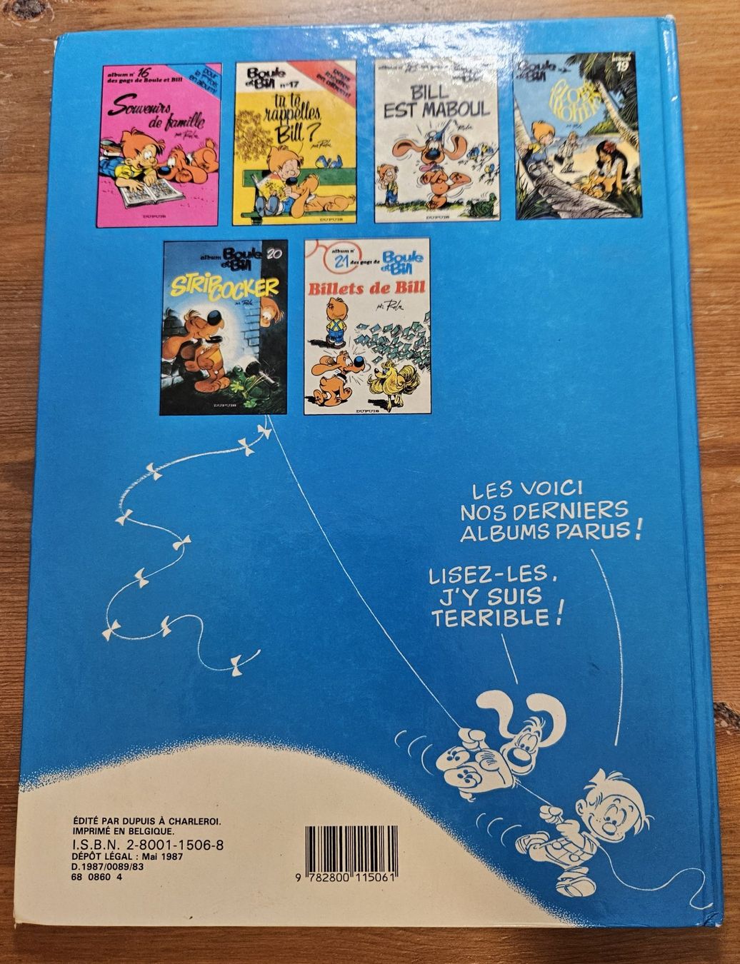 Fumetti: Boule et Bill N 21 E.O. (T.B.E.)  Billets de Bill – Usato da Prévonloup venduto da bitume1975 1
