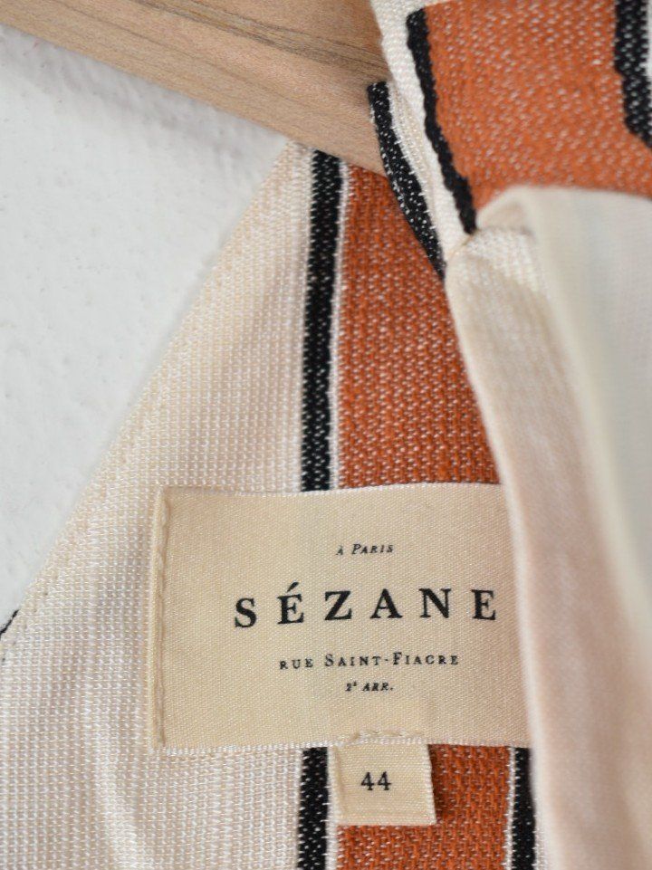 Sezane Vestiti: Sézane Pauline Mini-Kleid, ivory/rust, Gr.44 – Nuovo (secondo la descrizione) da Nürensdorf venduto da 2ND_STORY 8