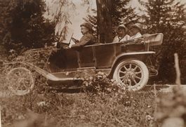 Antike Foto, um 1920, Auto, Oldtimer - keine AK