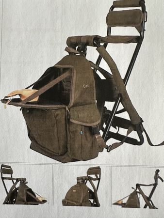 Woodline Oak Jagd-/ Fischerrucksack mit Stuhl