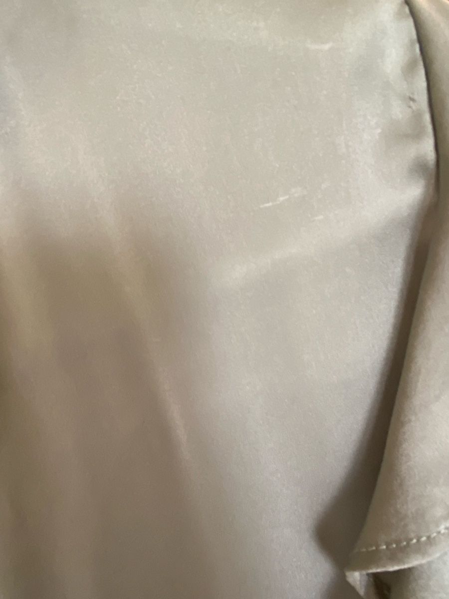 Zara Camicette: Zara Satin Bluse salbeigrün S – Usato da Dietlikon venduto da Luna77 5