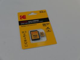 Kodak 32GB micro SD mit Adapter
