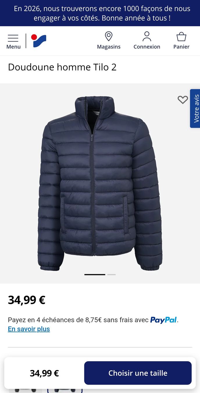Manteaux: Lot de 2 Doudoune taille XL – Neuf (Voir description) à Lausanne par zak_dnn5