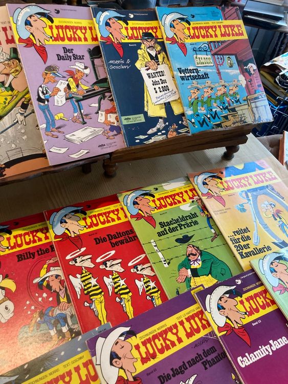 Lucky Luke, Softcover, 24 Bände, alle aus den 1980er Jahren Kaufen auf Ricardo