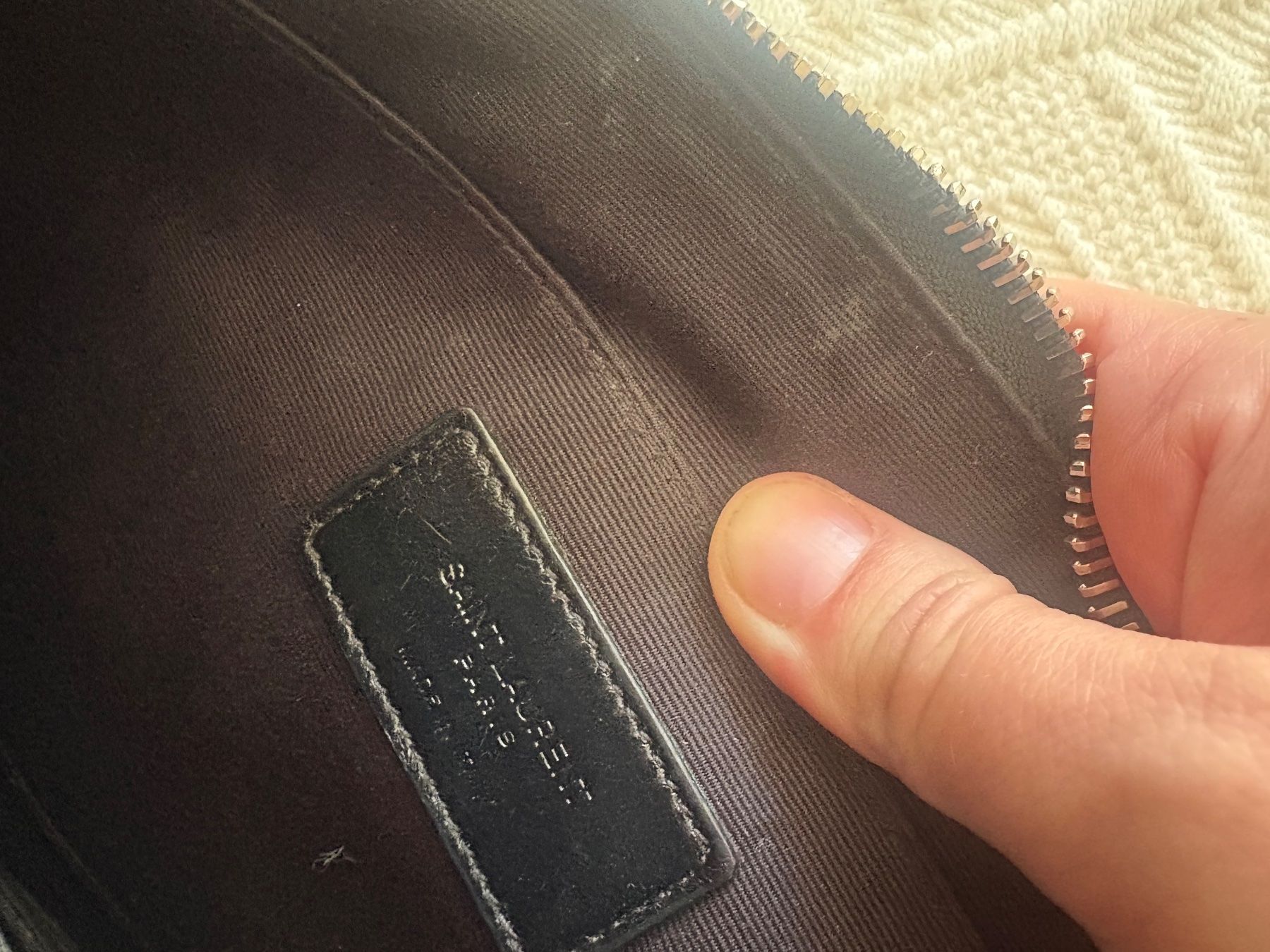 Saint Laurent Sacs: Saint Laurent clutch schwarz – D'occasion à Zürich par ritzo1 2