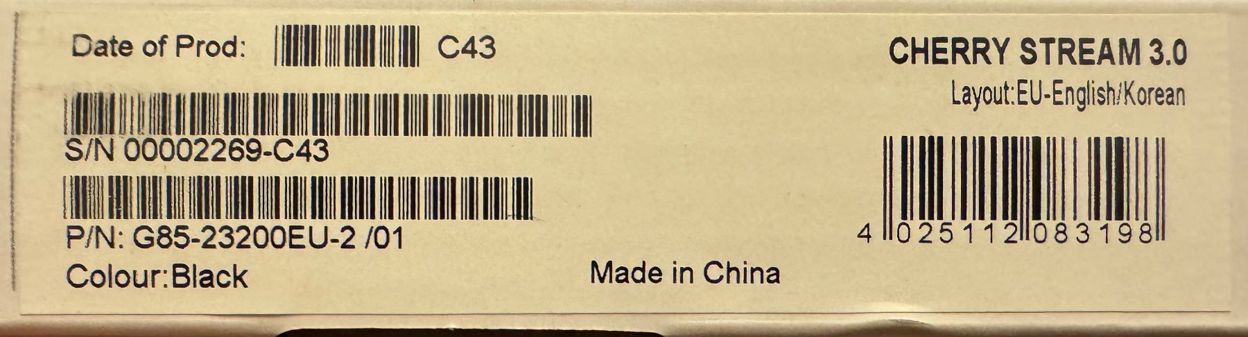 Tastiere: Cherry STREAM 3.0 Corded MultiMedia Keyboard QWERTY EU-ENGL – Nuovo e nell'imballaggio originale da Genève venduto da Murmurs 3