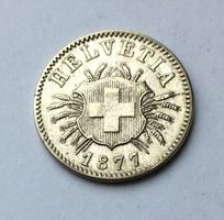 1877 5 Rappen vz+