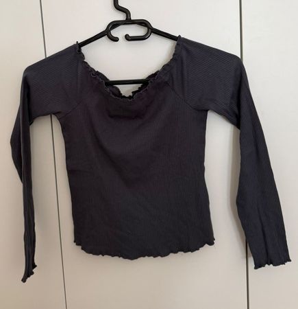 Damen Langarmshirt schwarz