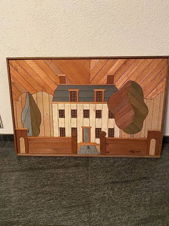 Foto & Immagini: Holzbild "Villa Daheim" – Usato da Ostermundigen venduto da MariPa55