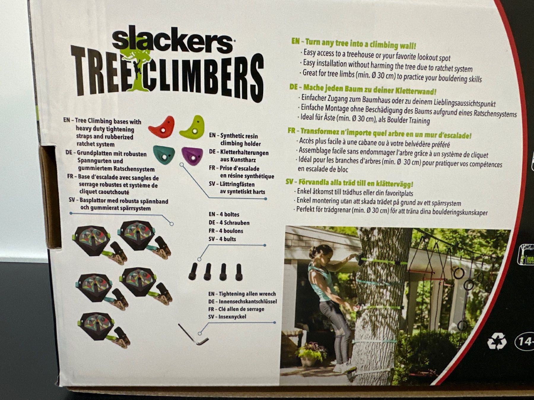 Kletterwände & Klettergriffe: Neu Slackers Treeclimbers Klettergriffe (1x) – Neu und originalverpackt aus Inwil von Rzic-Liquidationen 4