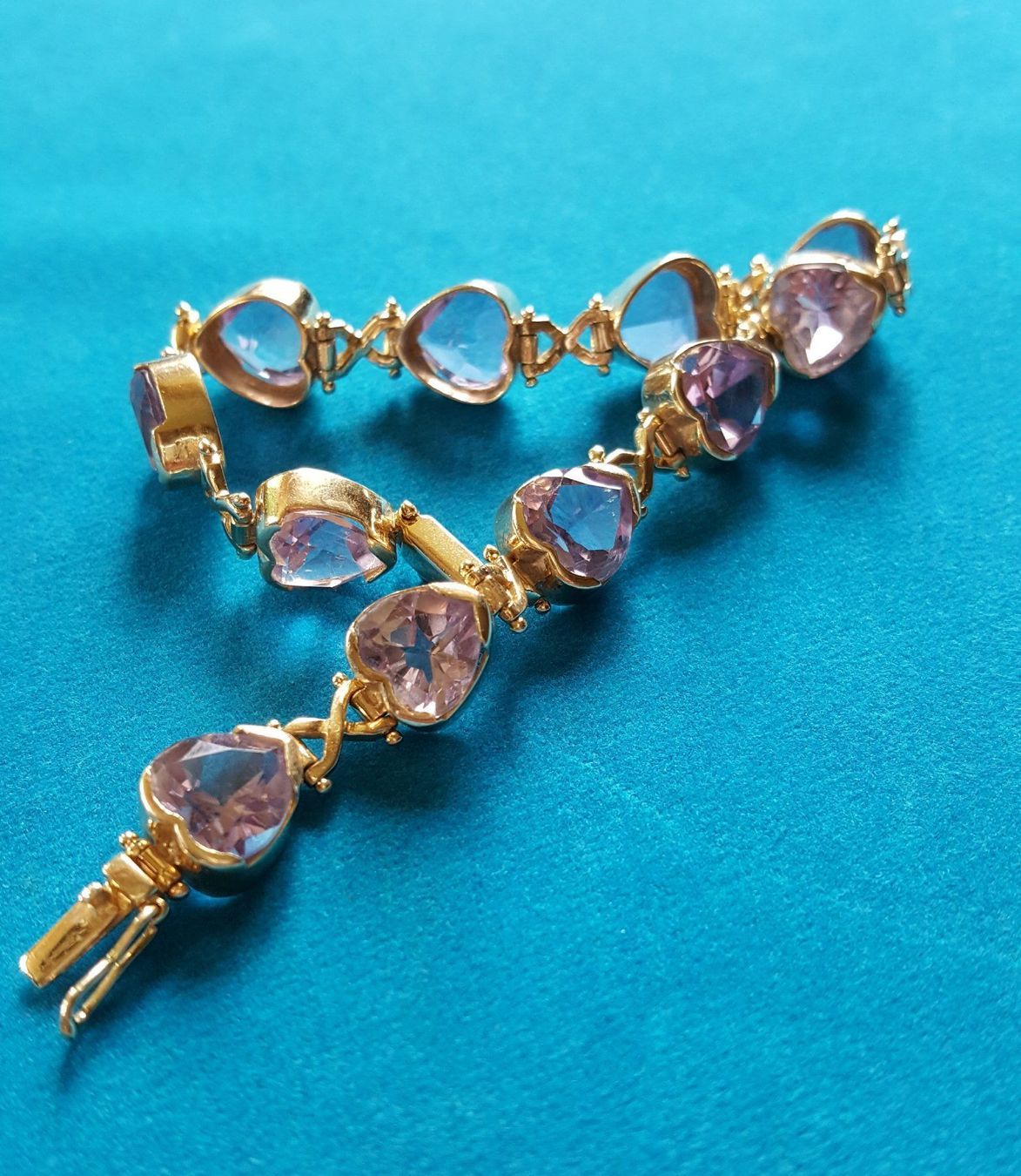 Armbänder & -reifen: Massiv 585 Gold Armband Mit Amethyst – Gebraucht aus Wald ZH von Aniade 1