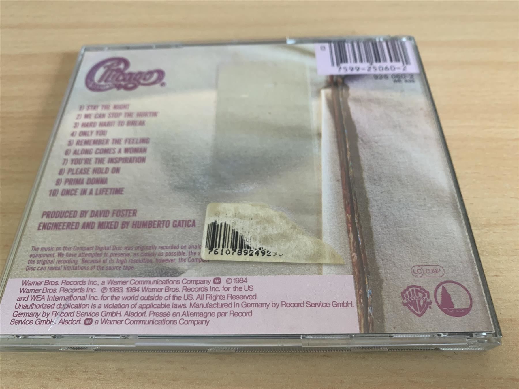 CD: Chicago – Chicago 17 – Usato da Rikon im Tösstal venduto da Alpenmutz 1