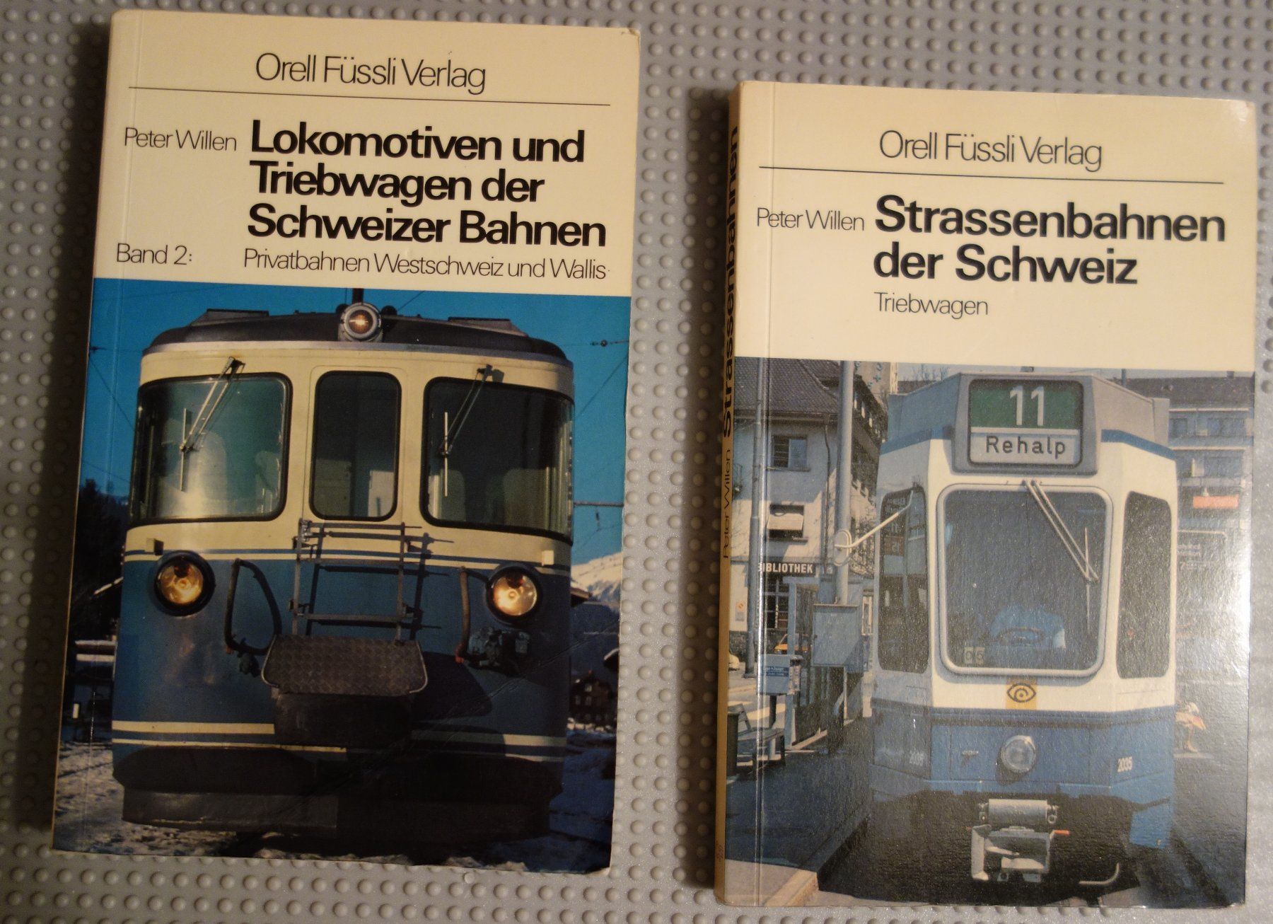 Libri: 2 Orell Füssli Eisenbahn Bücher Peter Willen gebraucht – Usato da Luzern venduto da baku1961