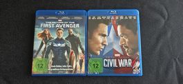 Captain America Blu-ray Filme: The First Avenger & Civil War