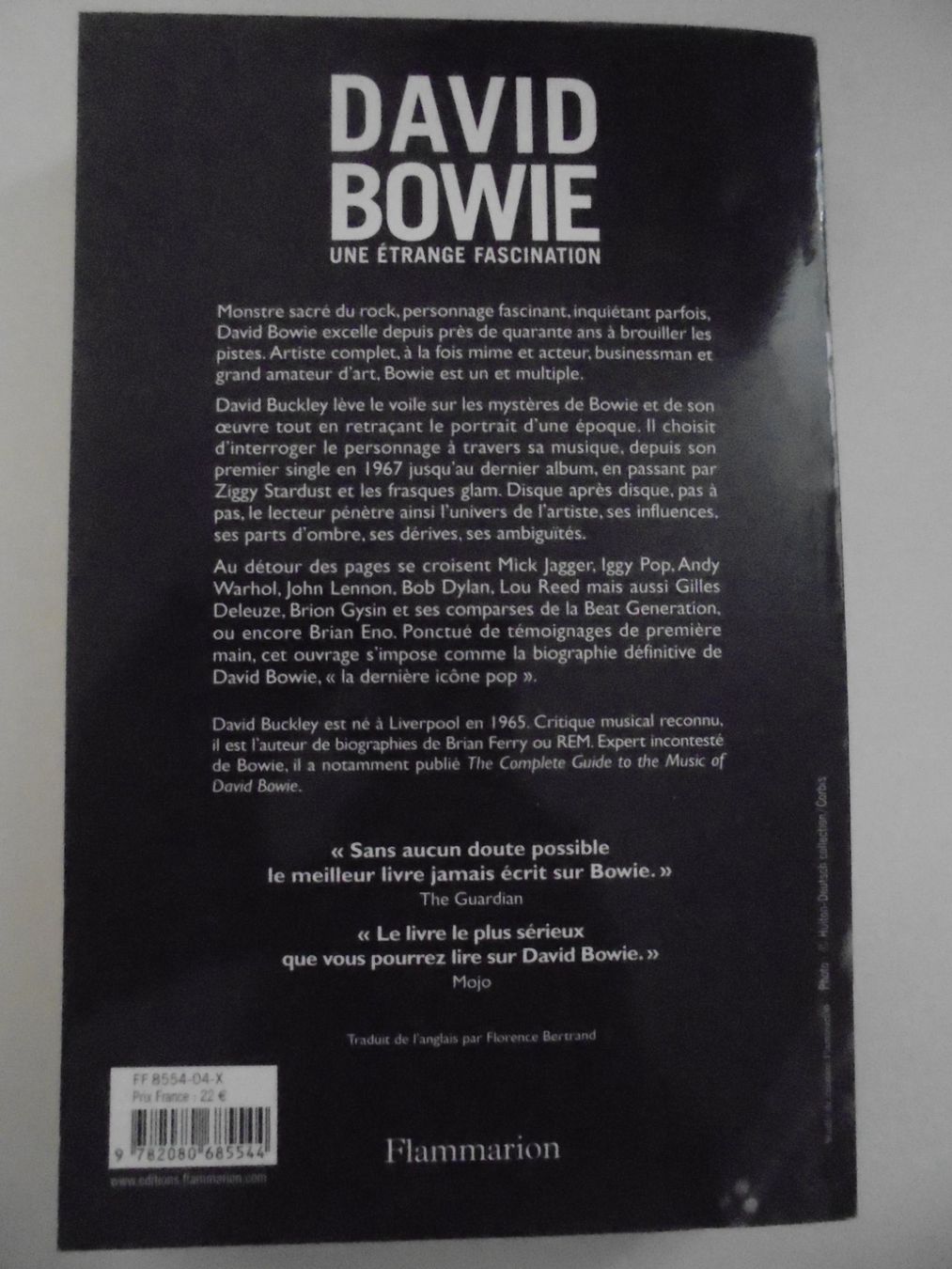 Bücher: " David Bowie, une étrange fascination " David Buckley 478 p – Gebraucht aus Crissier von Promopost 1