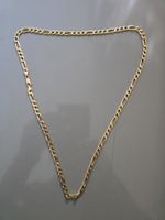 Halskette Figaro Gold 750 Damen Herren guter Zustand