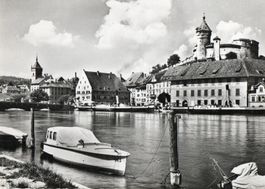 Schaffhausen - Schifflände mit Munot