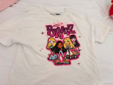 Zara T-Shirt Bratz Motiv weiss Grösse 140 guter Zustand