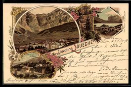 Litho Loueche, Totalansicht mit Rhone-Br