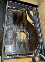 Historische Konzertzither um 1900–1920 mit Originalkoffer 