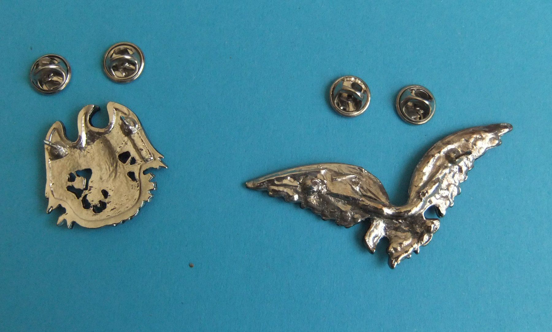 Placchette & Badge: 2 x Pin mit Weisskopfseeadler – Usato da St. Niklaus VS venduto da wunschlos54 3