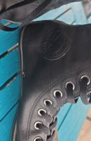Schwarze Leder Chucks Grösse 40 Top Zustand