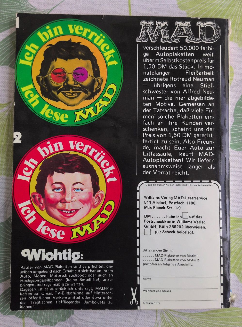 Fumetti: 3x MAD in einem Heft - Nr 3 – Usato da Ottikon venduto da sobsale 2