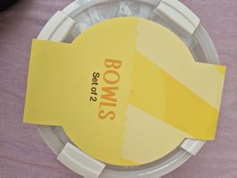 Schüssel Set 2 Stück PP Polypropylen Mikrowelle sicher
