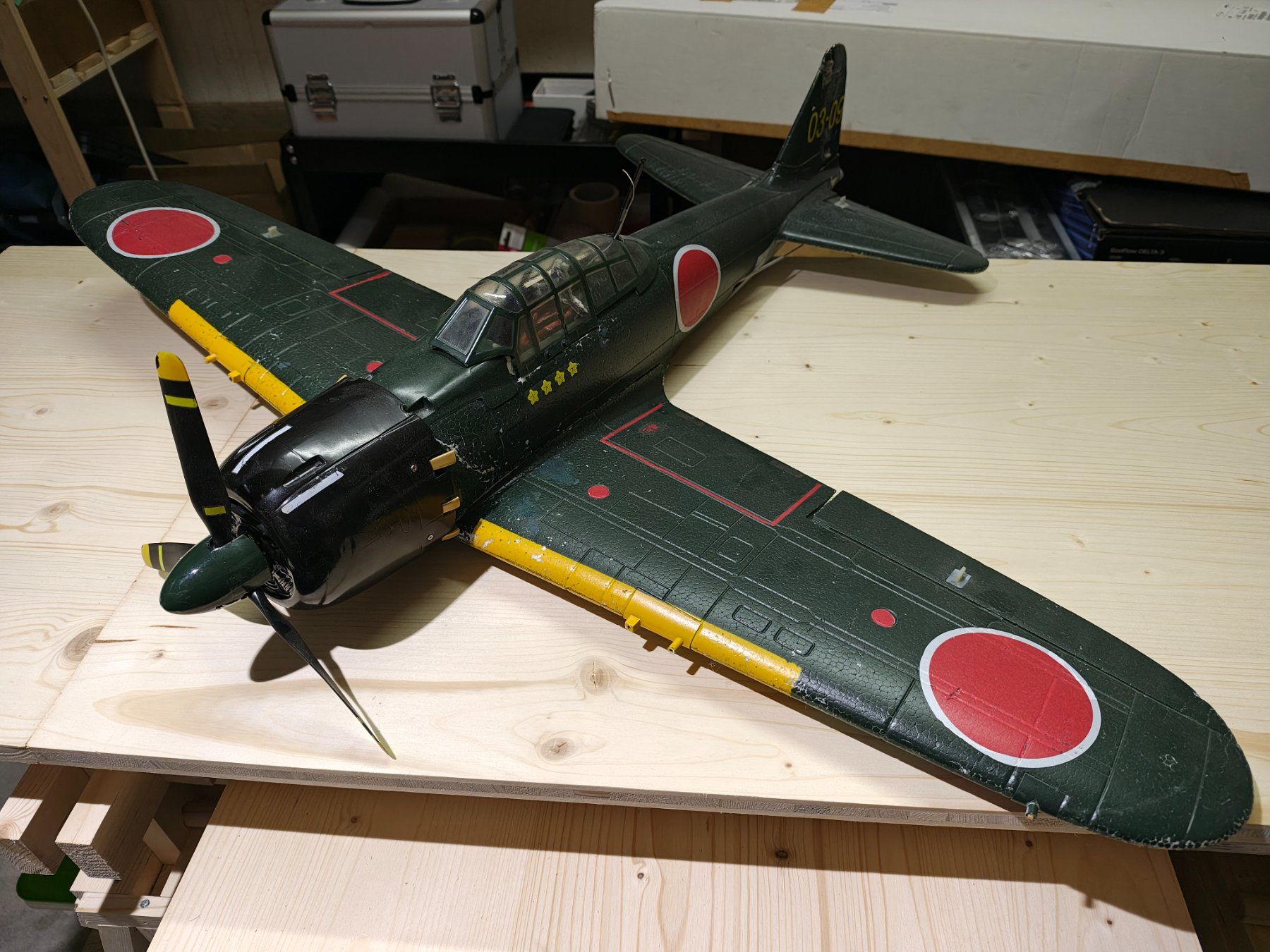 Modellismo RC: Mitsubishi A6M2 zero 101 cm – Usato da Sugnens venduto da teu.89