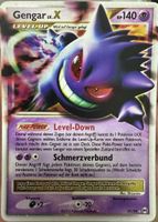 Pokemon Karte Gengar LV.X 97/99 Deutsch guter Zustand