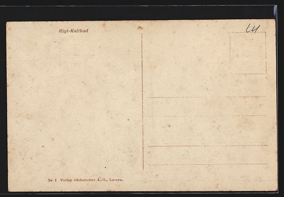 Cartoline postali: Rigi-Kaltbad, Ortsansicht mit Gipfelpano – Usato da Berlin venduto da bartko-reher 1