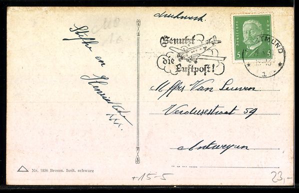 Cartoline postali: AK Dortmund, Ansicht vom Flughafen-Hotel – Usato da Berlin venduto da bartko-reher 1