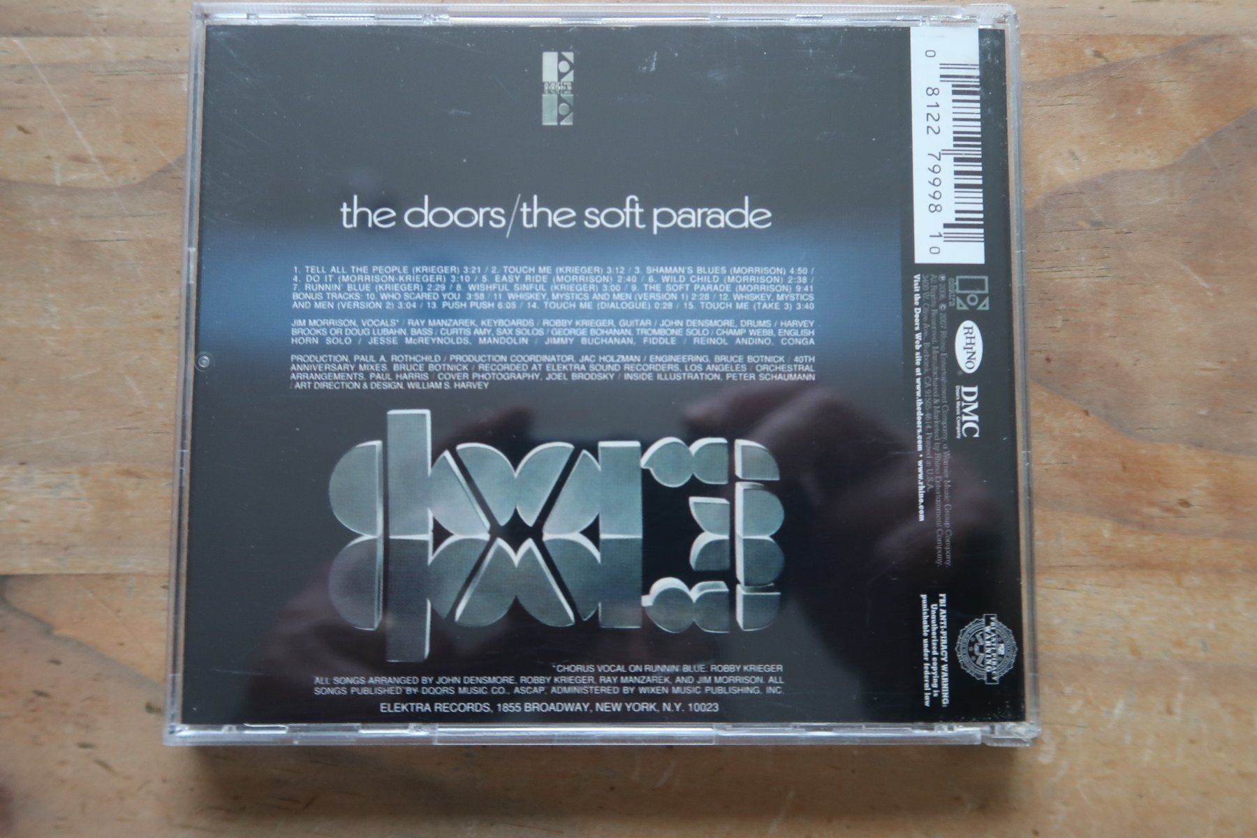 CD: THE DOORS - THE SOFT PARADE - mit BONUS TRACKS - CD – Usato da Basel venduto da Patiscat 1