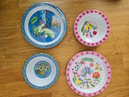 Tolle, bunte Teller Sets NEU!!!