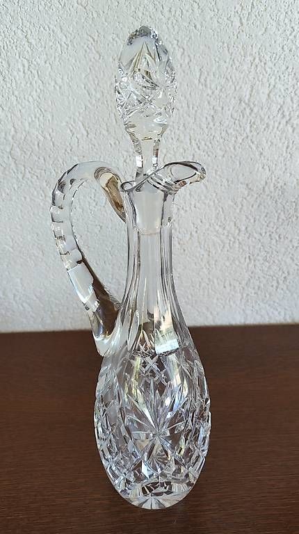 Caraffe: Ancienne carafe aiguière en cristal – Usato da Denges venduto da jon_6ccw 1