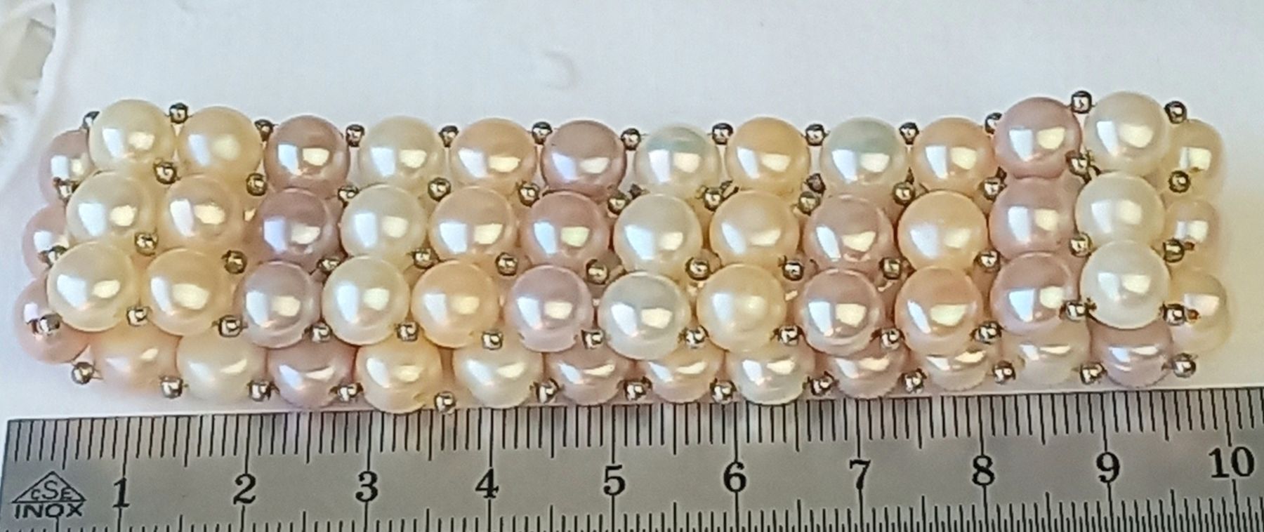 Armbänder & -reifen: Armband Perlen 3-reihig elastisch neuwertig  – Neu (gemäss Beschreibung) aus Buchs AG von Dzirul 3