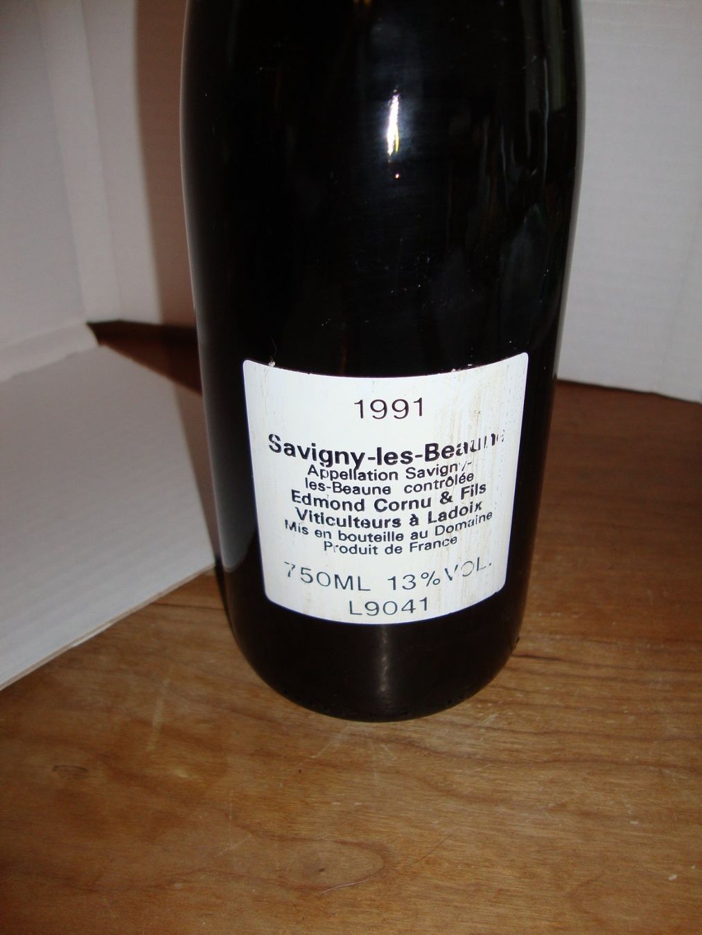 Vino: Savigny-les-Beaune 1991 – Nuovo e nell'imballaggio originale da Zürich venduto da ch3906 1