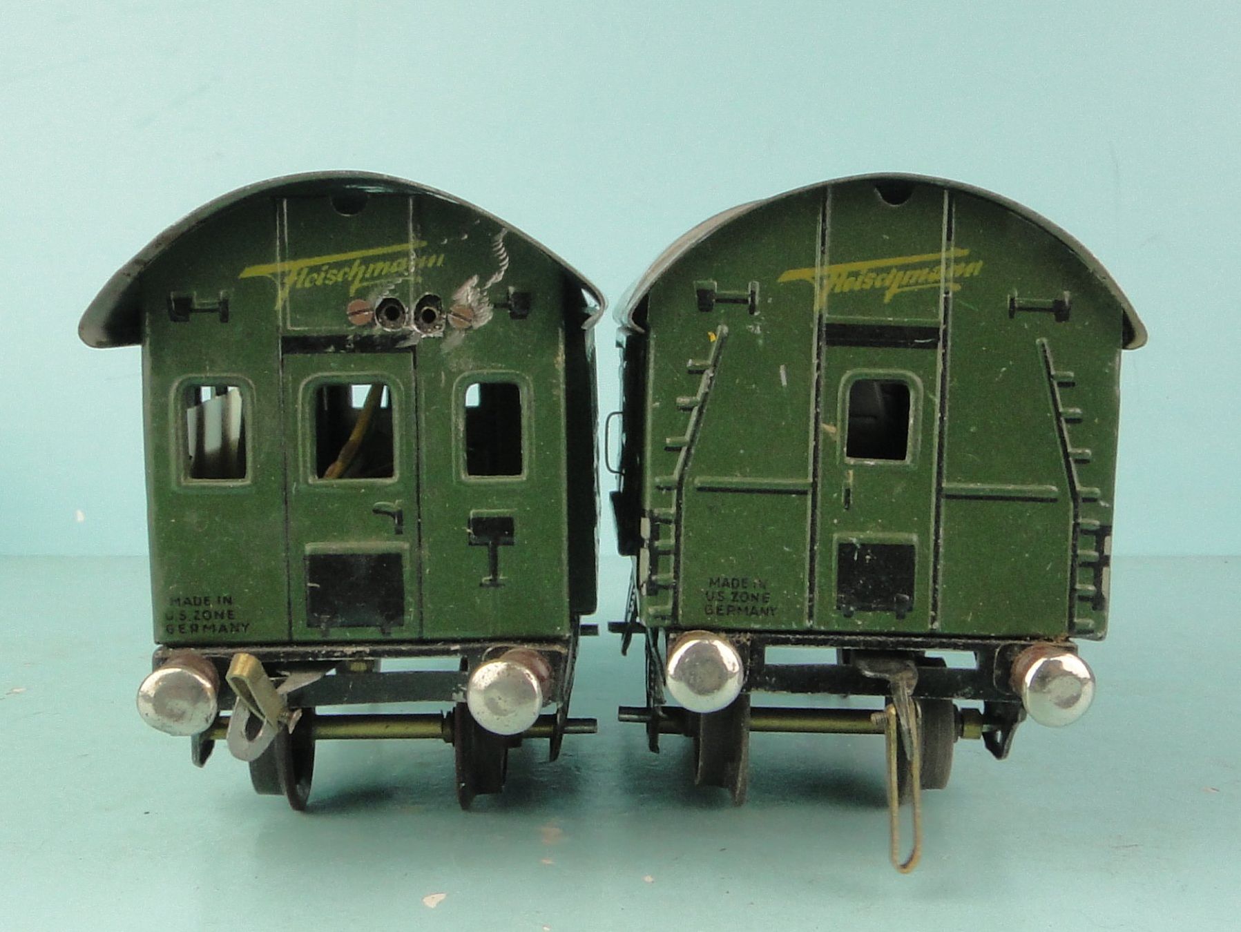 Fleischmann Trains électriques: Fleischmann Spur 0, 2 X Wagen, Blech – D'occasion à Bülach par cann11 3