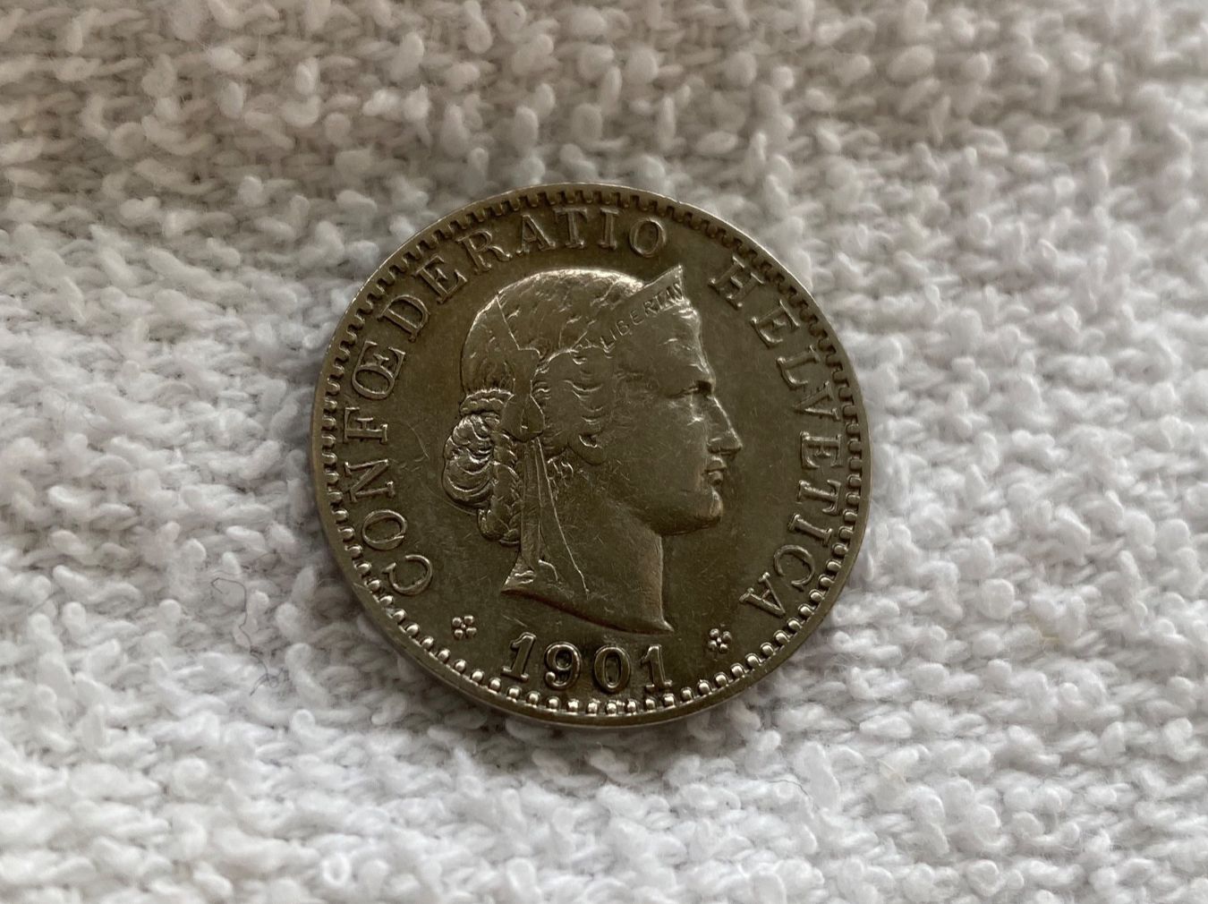 Toutes les monnaies: 20 centimes/Rappen 1901 – D'occasion à Nyon par Ilmi09