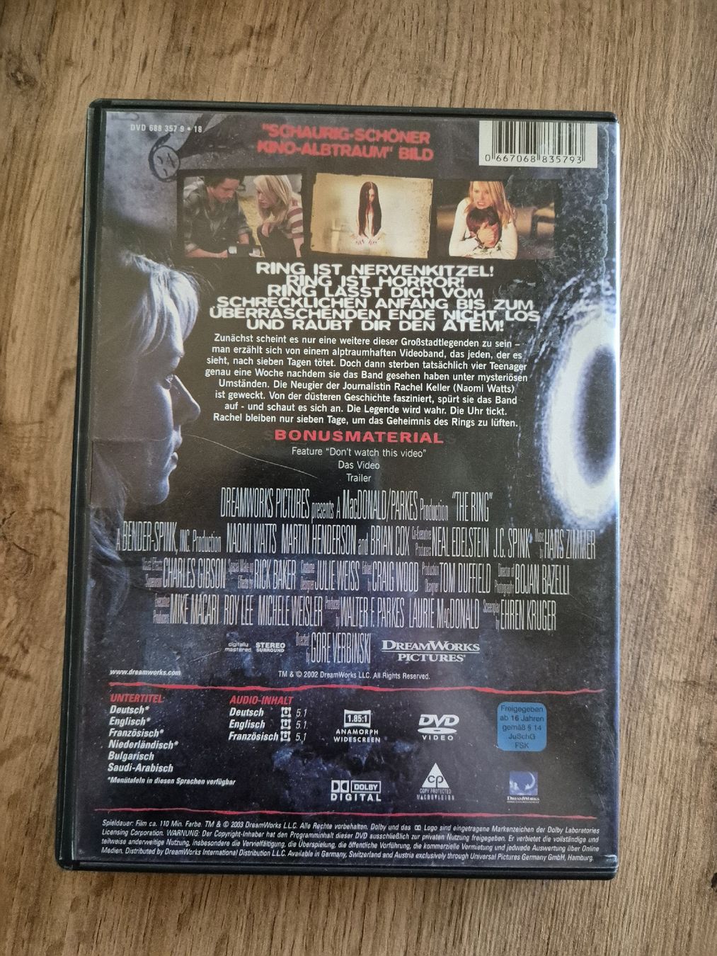 Tutti i DVDs: The Ring DVD – Usato da Berneck venduto da jst_nk6y 1