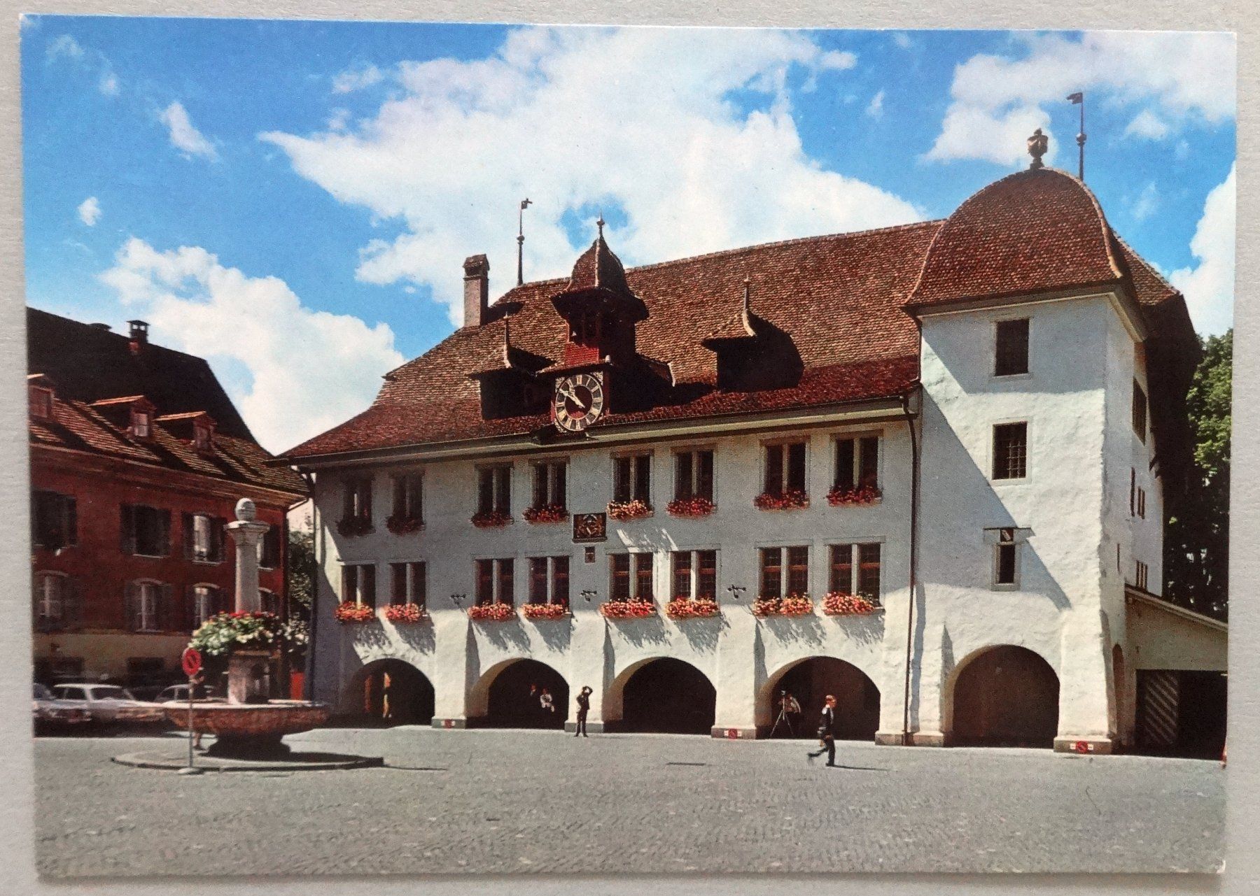 Ansichtskarten: Thun - Rathaus – Gebraucht aus Fétigny von Billy2miny