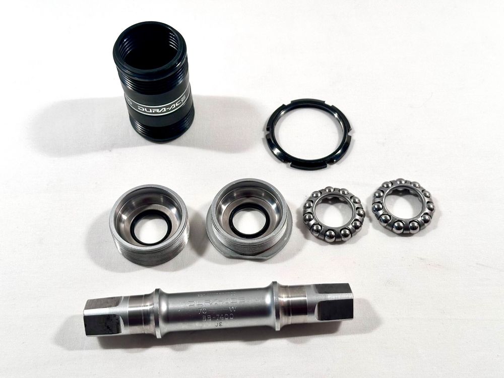 Essieu De Pédalier Shimano Dura Ace BB-7400 - 113 Mm, Filetage Italien (ITA), 70 Mm