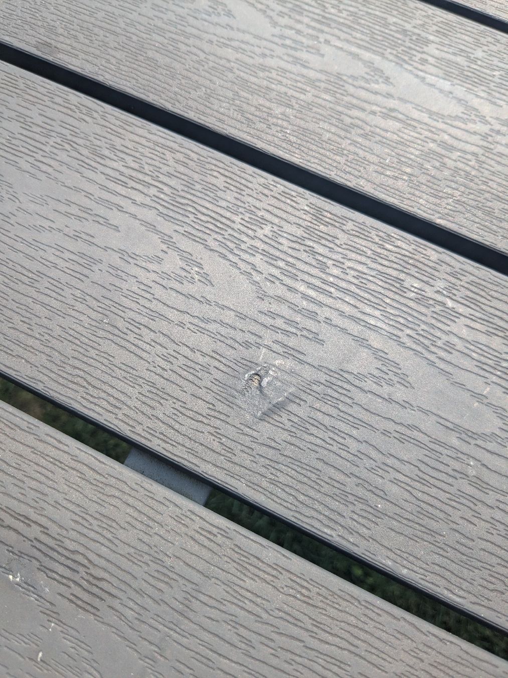 Tische: Gartentisch Kunststoff/Metall Anthrazit rechteckig gebraucht – Gebraucht aus Lachen SZ von stefan.kuettel 3