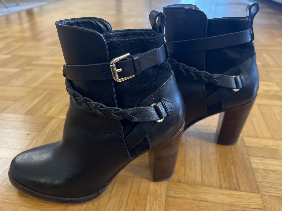 Damenschuhe: Stivaletti neri in pelle 39 – Gebraucht aus Sorengo von LaVale