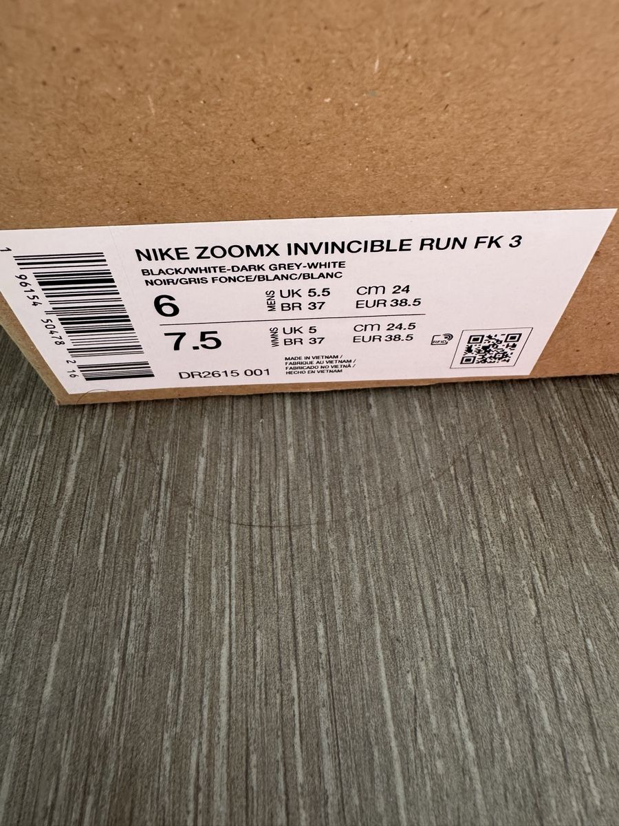 Nike Scarpe da uomo: ** NEUVES** basket  NIKE invincible run 3 – Nuovo e nell'imballaggio originale da veyrier venduto da drotnove 5