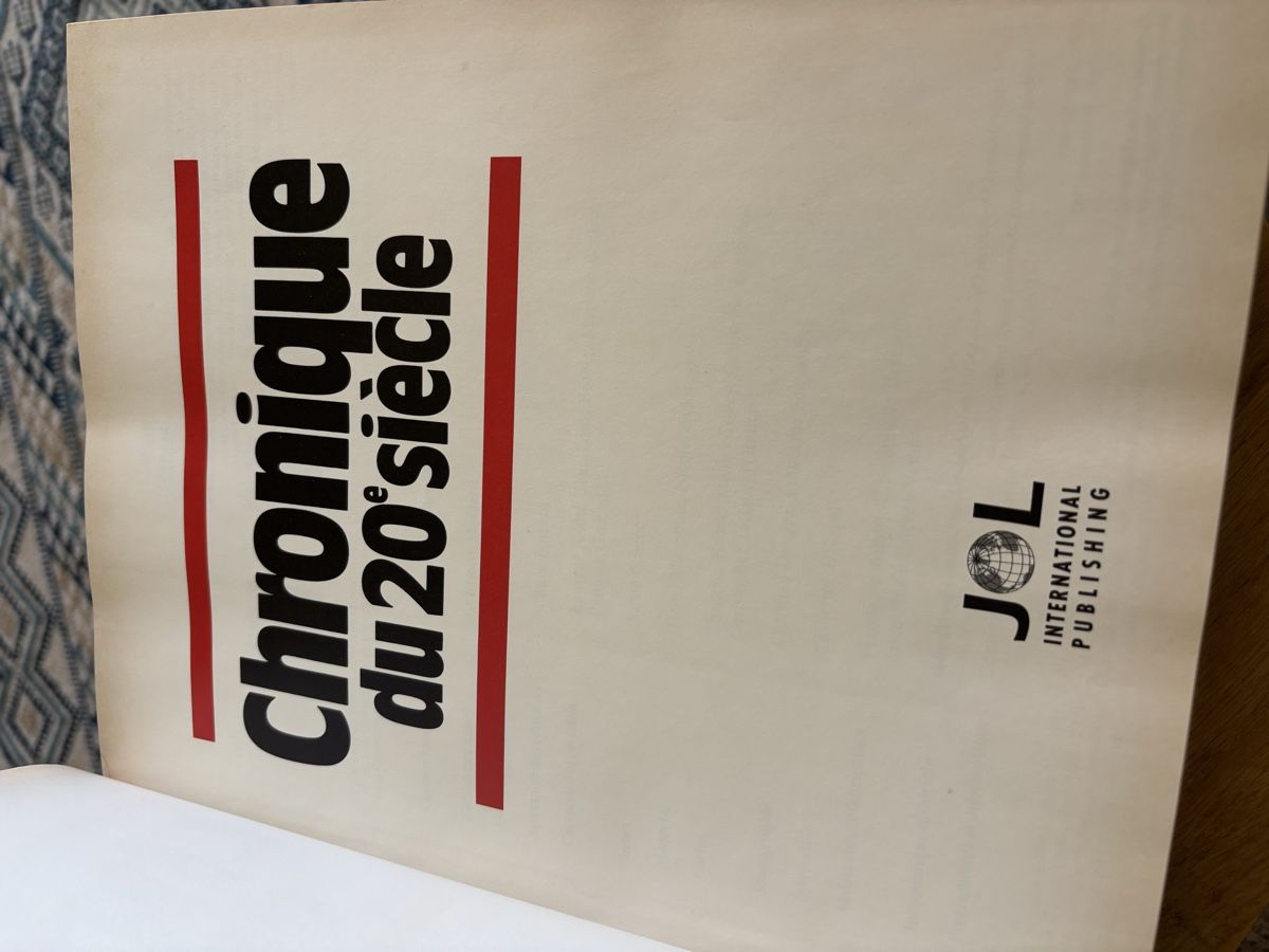 Libri: Chronique du 20e siècle, Sélection Reader's Digest ! – Usato da GENÈVE venduto da Gaasss 3